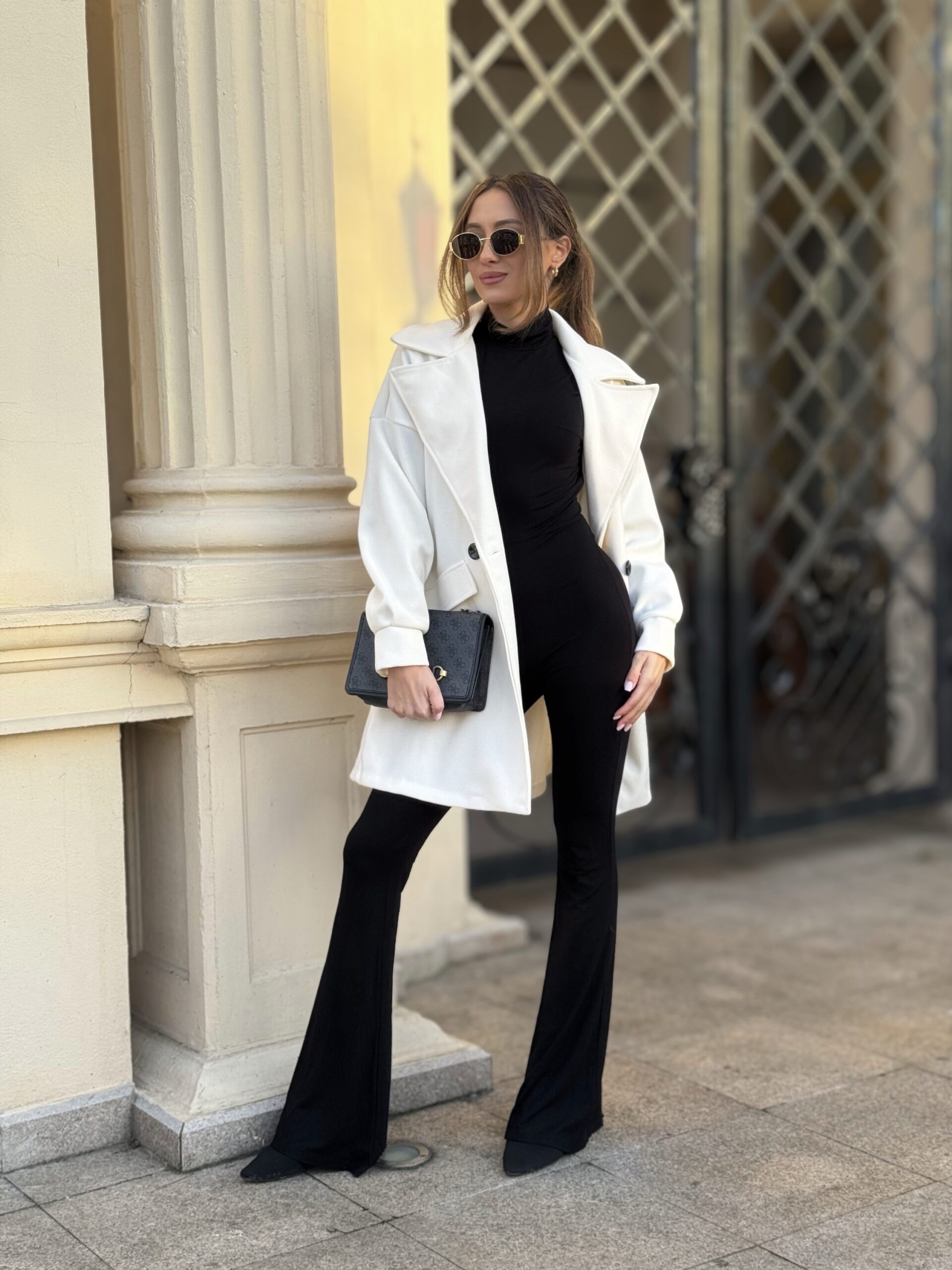 MILANO ÉCRU COAT - klasyczny płaszcz - obrazek 5