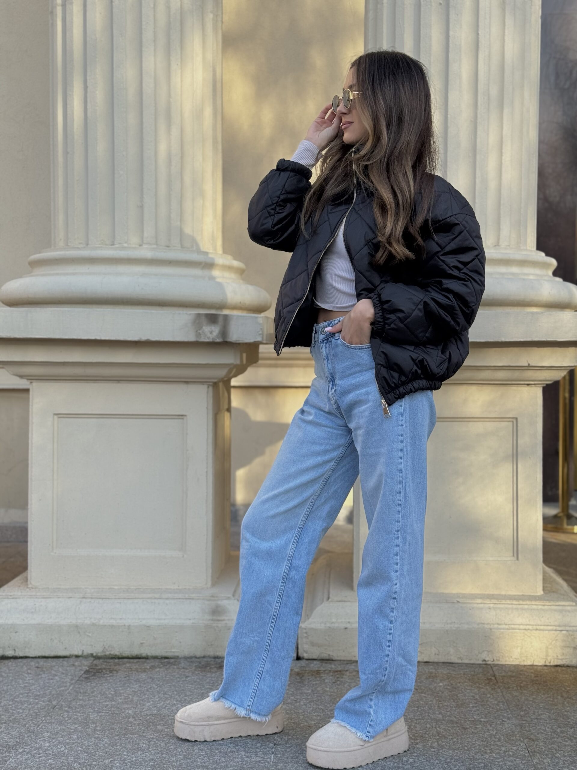 BLACK BREEZE - pikowana kurtka - obrazek 5