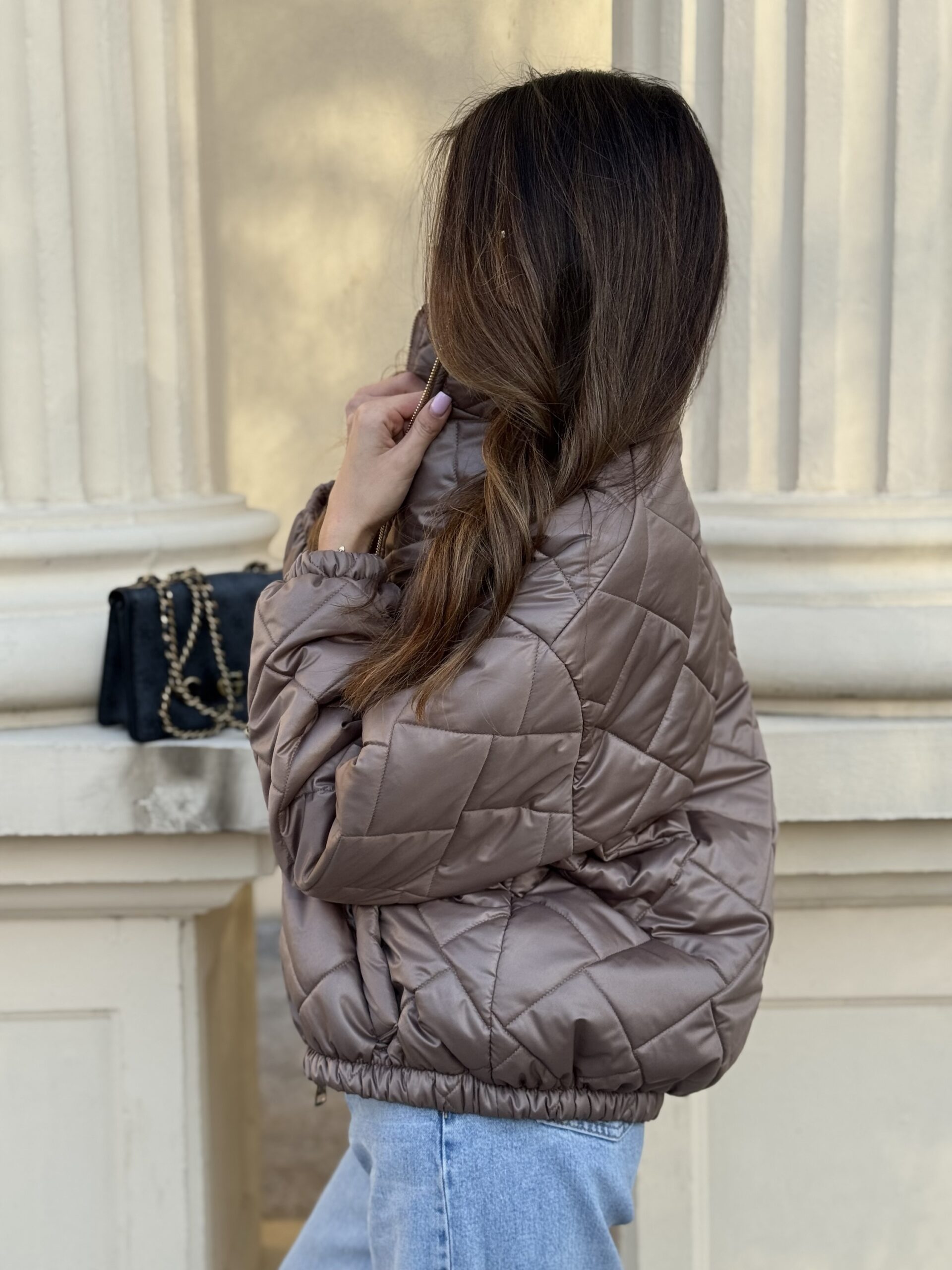 MOCCA BREEZE - pikowana kurtka - obrazek 3