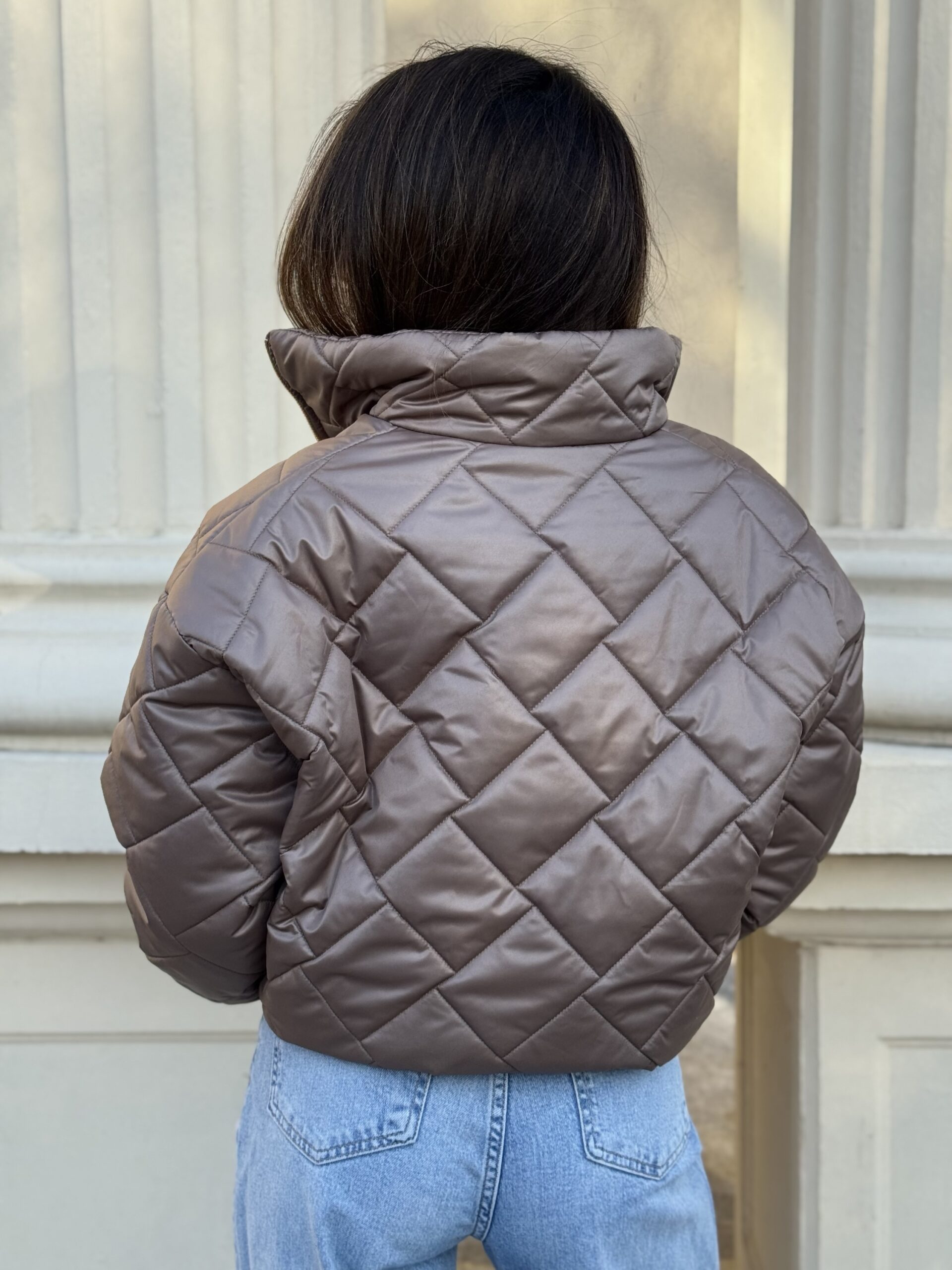 MOCCA BREEZE - pikowana kurtka - obrazek 5