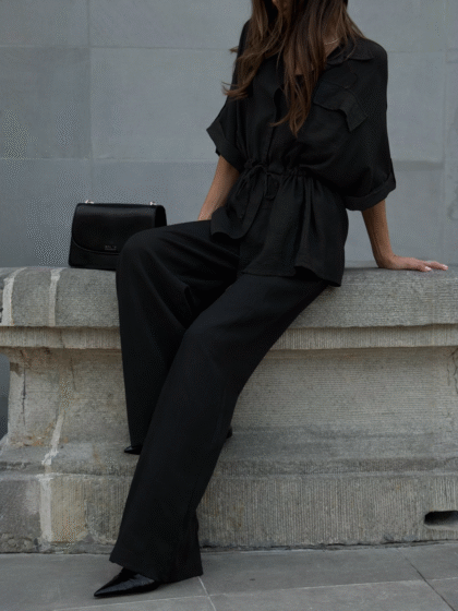 BREEZE SET - komplet boho czarny