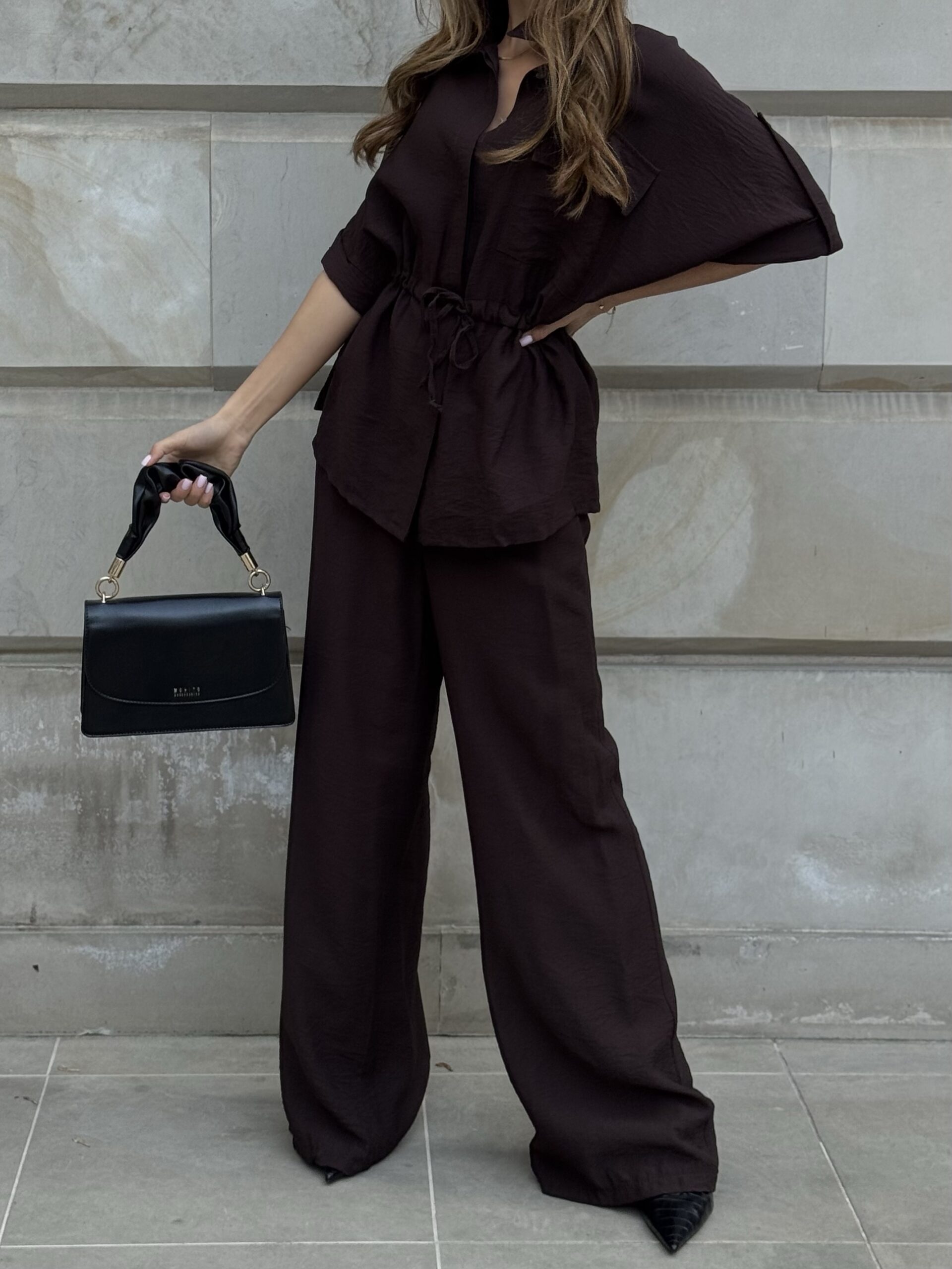 BREEZE SET - komplet boho brązowy