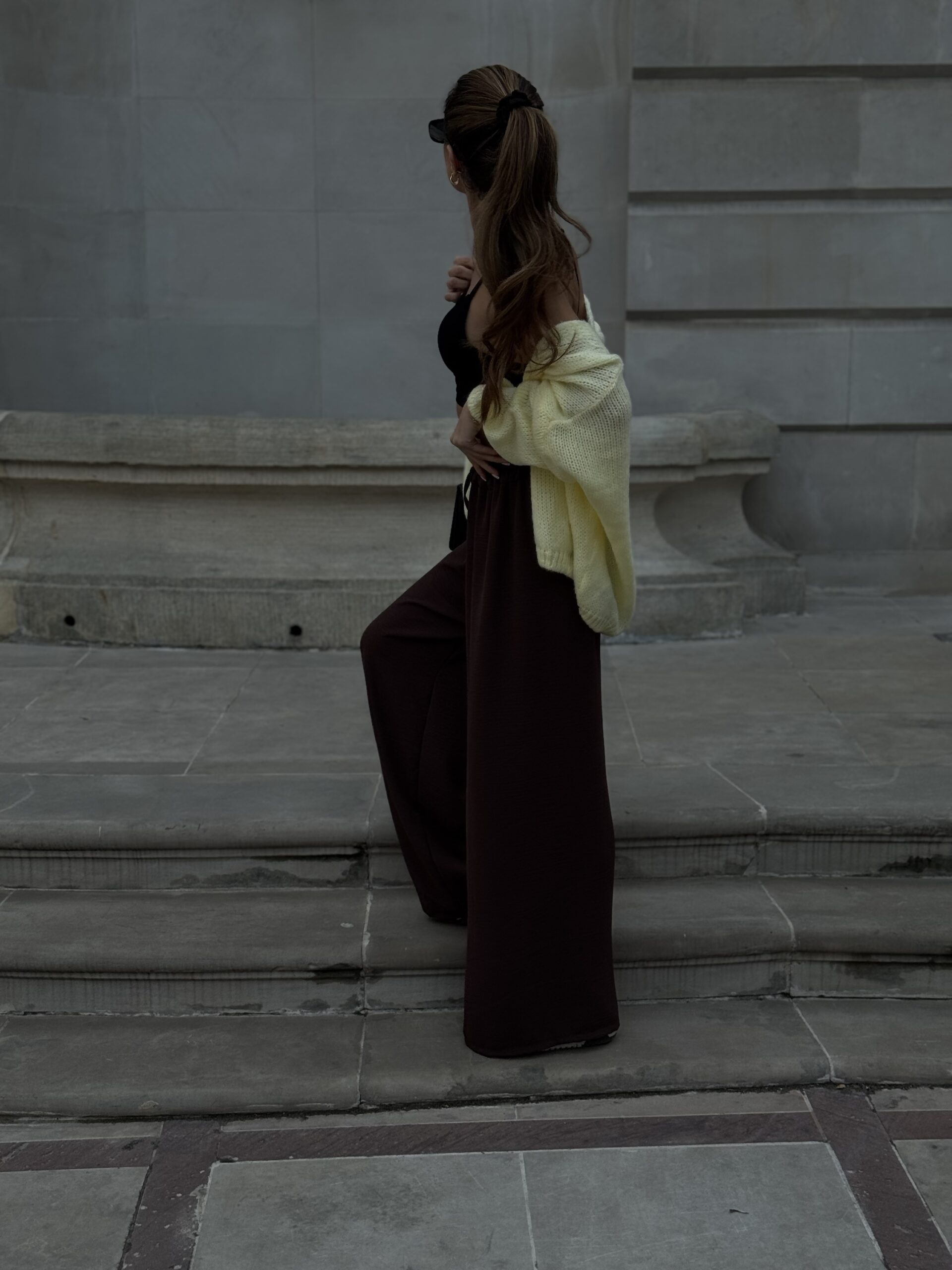 COMFY PANTS - masełkowe szerokie spodnie - obrazek 8