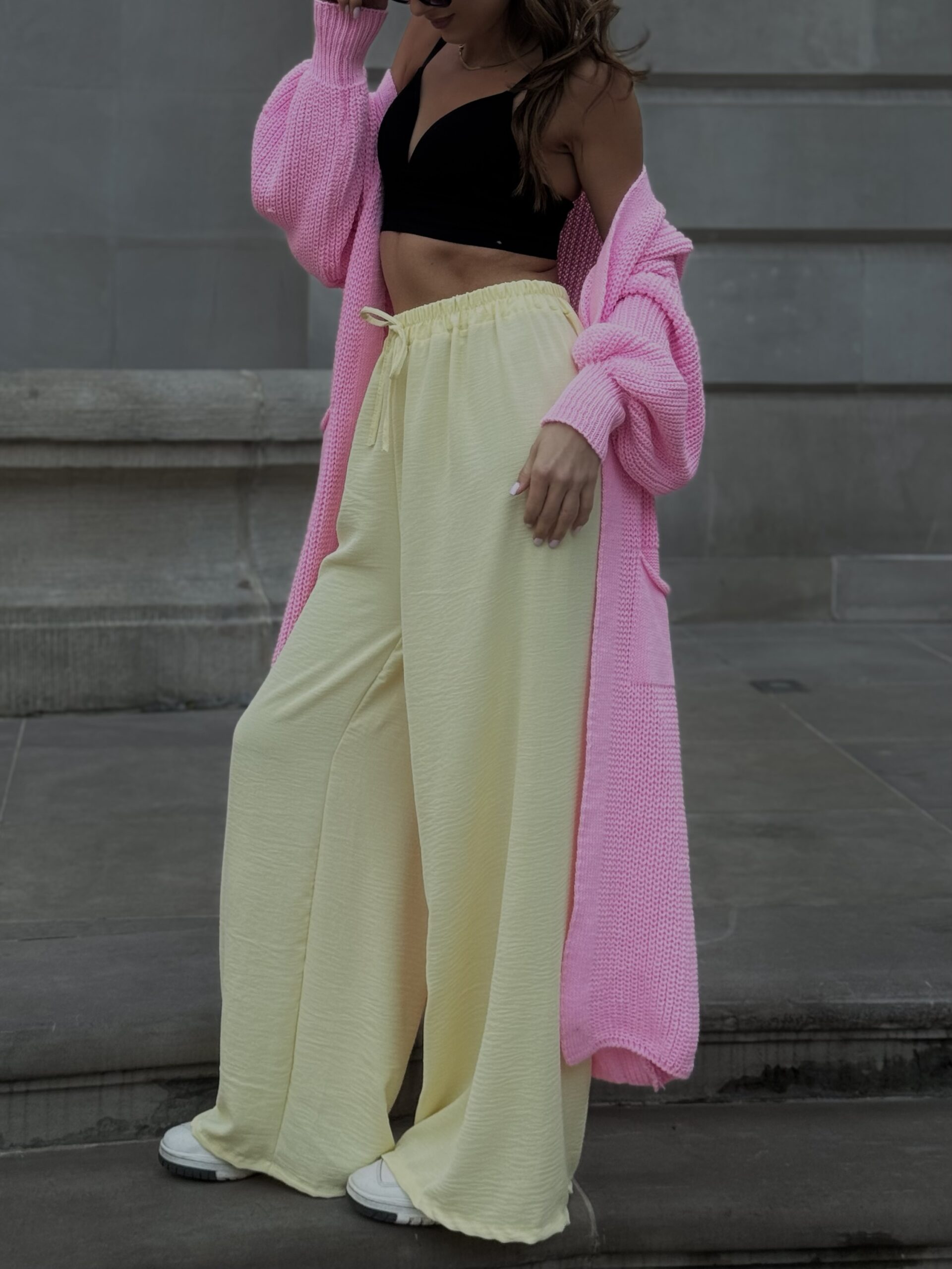 COMFY PANTS - masełkowe szerokie spodnie - obrazek 4