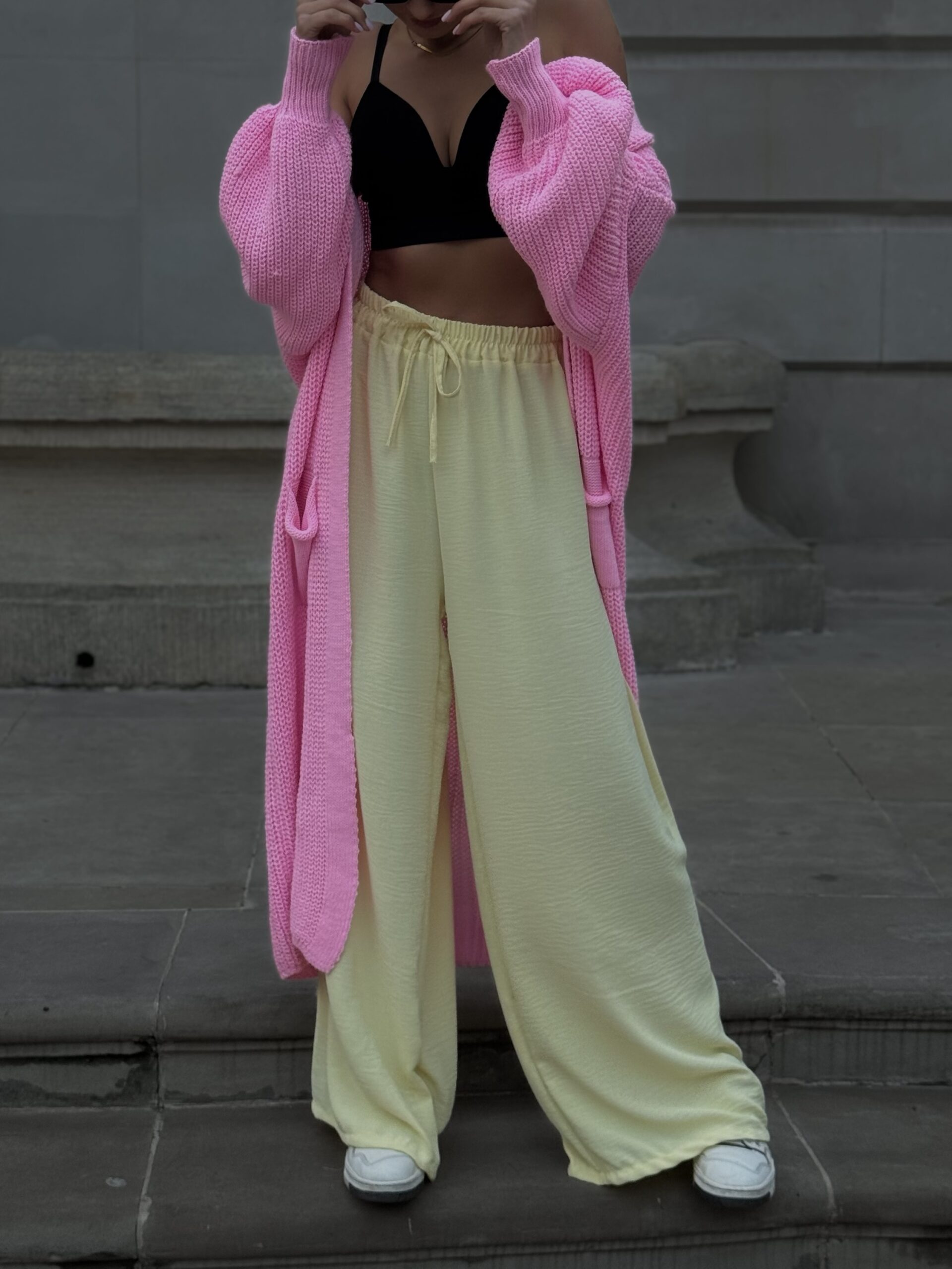 COMFY PANTS - masełkowe szerokie spodnie - obrazek 2