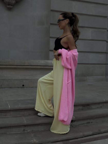 COMFY PANTS - masełkowe szerokie spodnie