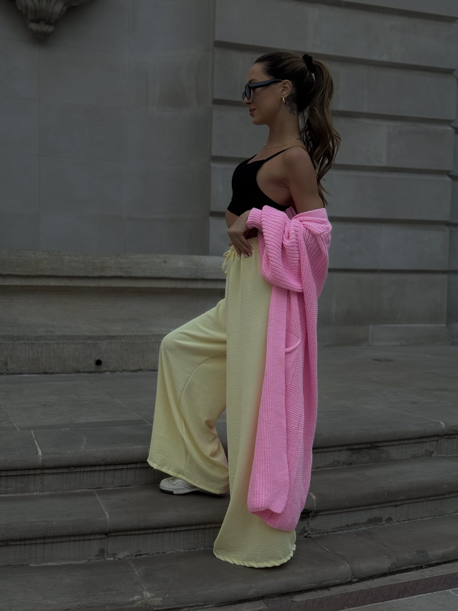 COMFY PANTS - masełkowe szerokie spodnie