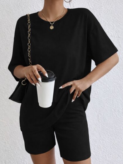 BLACK BASIC SET - komplet bawełniany