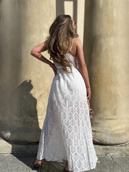 LACE DRESS - maxi sukienka koronkowa