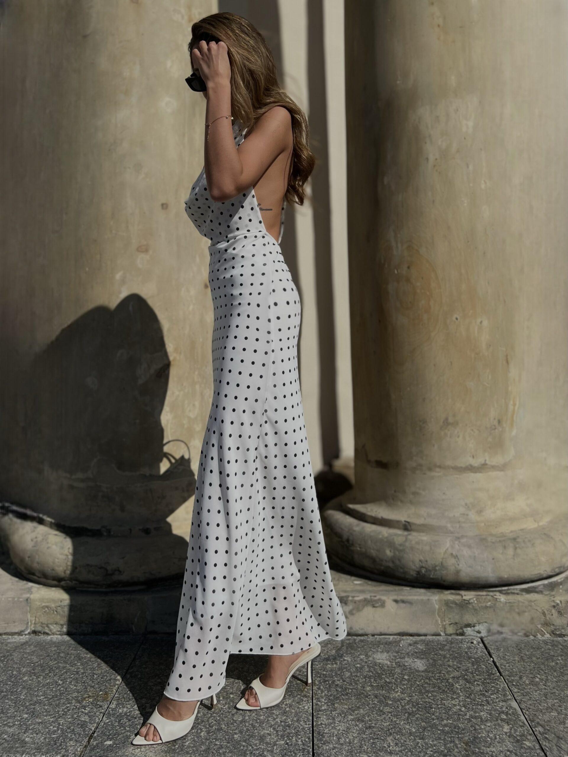 MONACO DRESS - maxi sukienka w kropki - obrazek 5