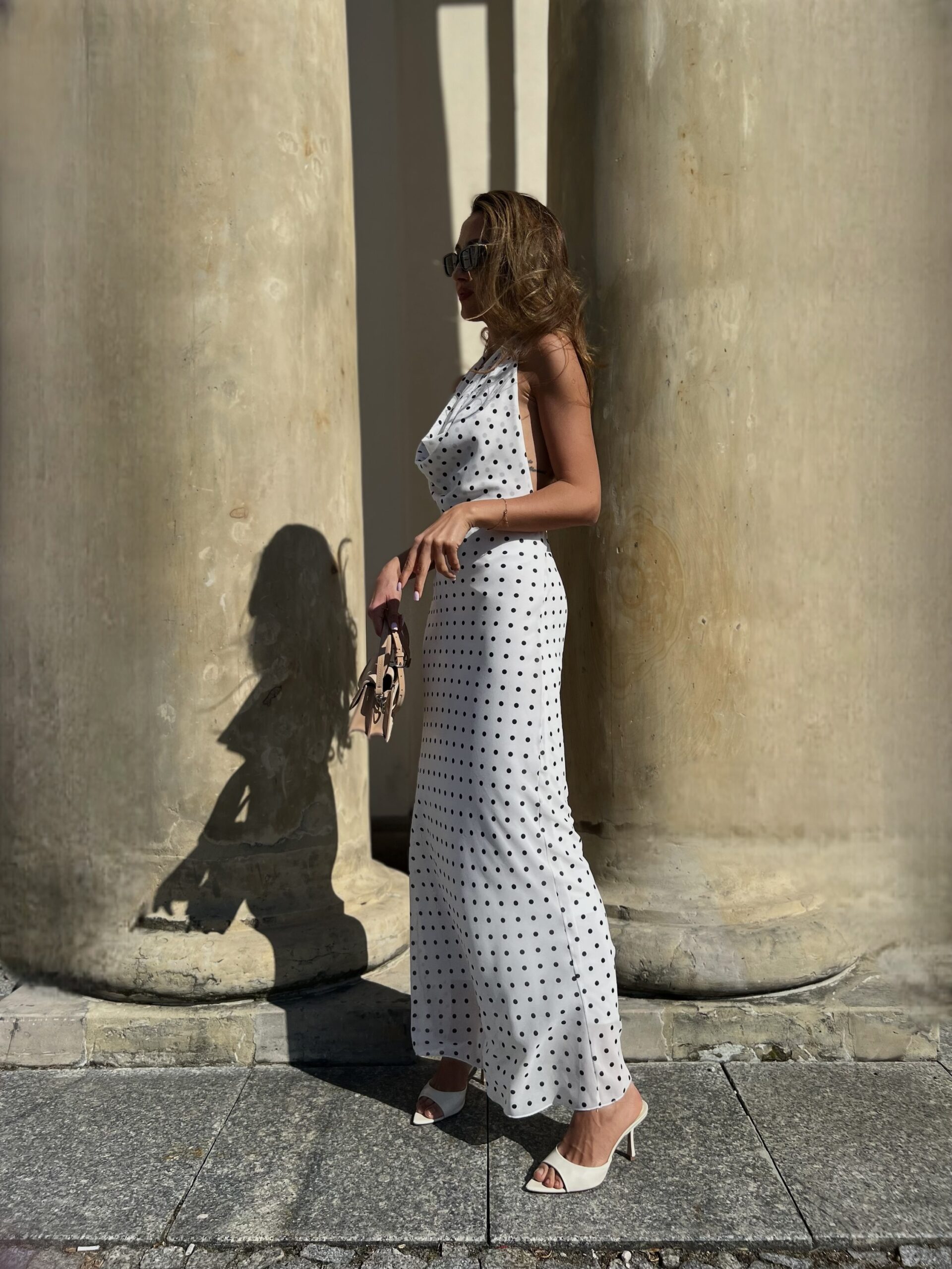 MONACO DRESS - maxi sukienka w kropki