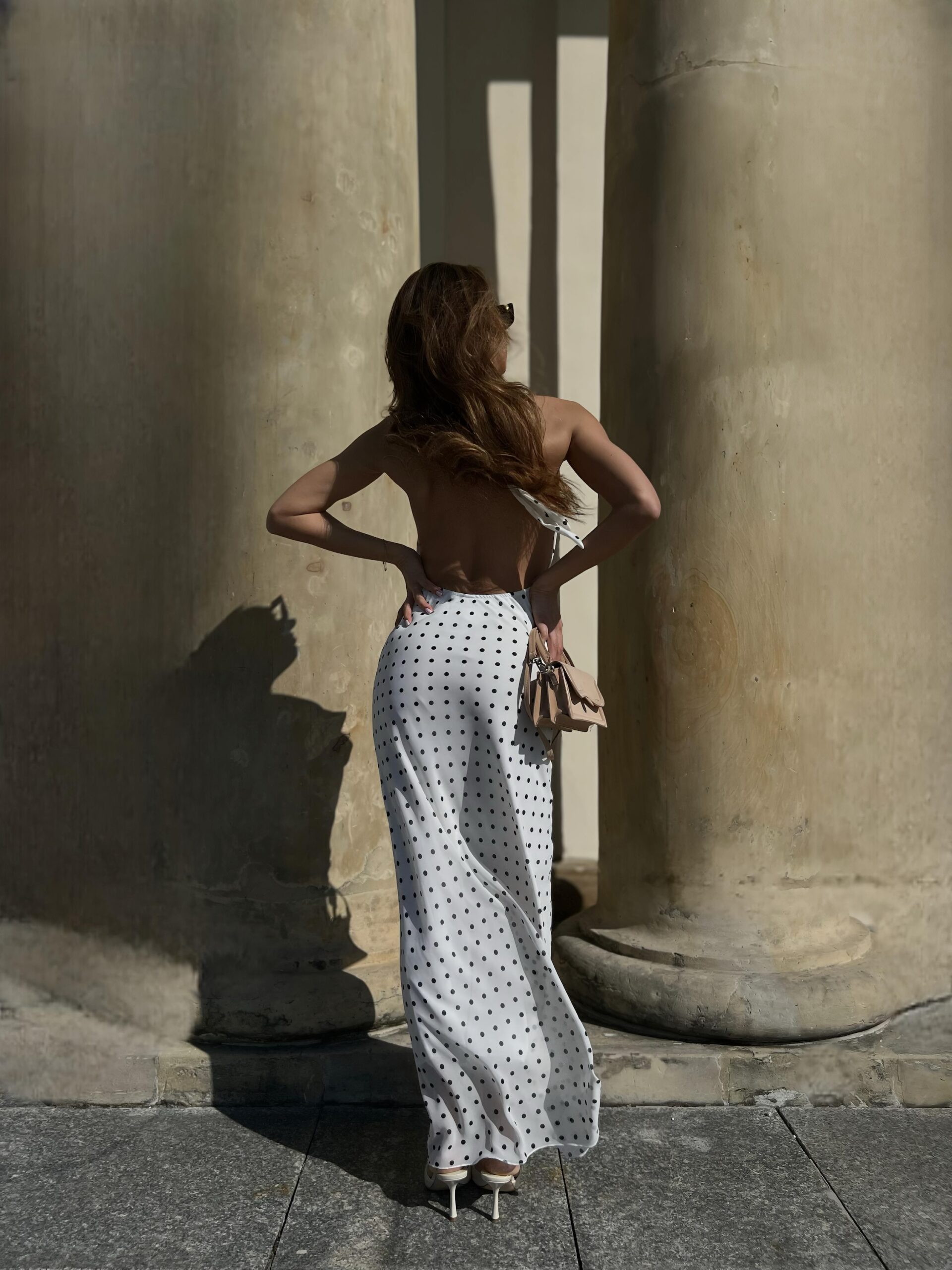 MONACO DRESS - maxi sukienka w kropki - obrazek 2