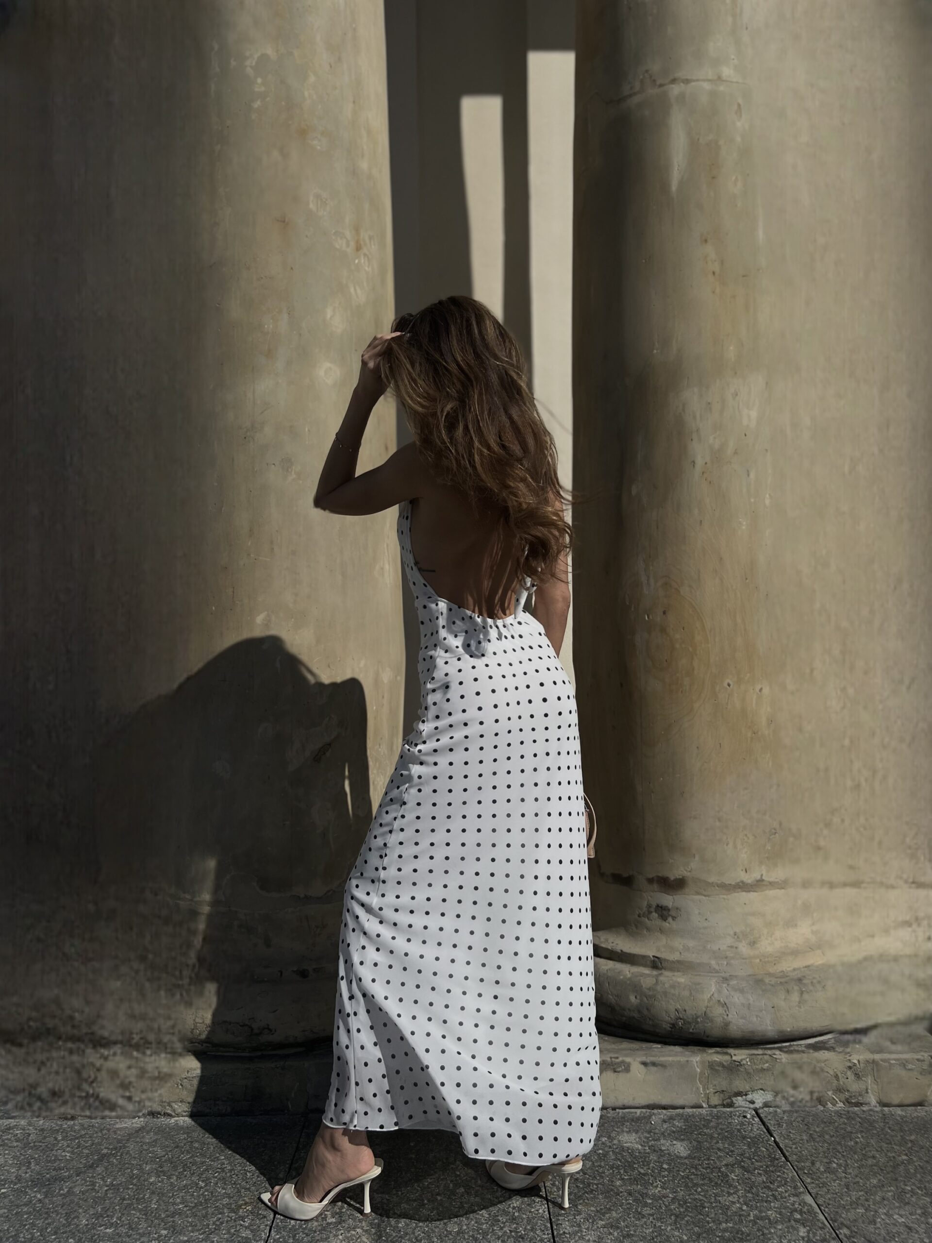 MONACO DRESS - maxi sukienka w kropki - obrazek 4