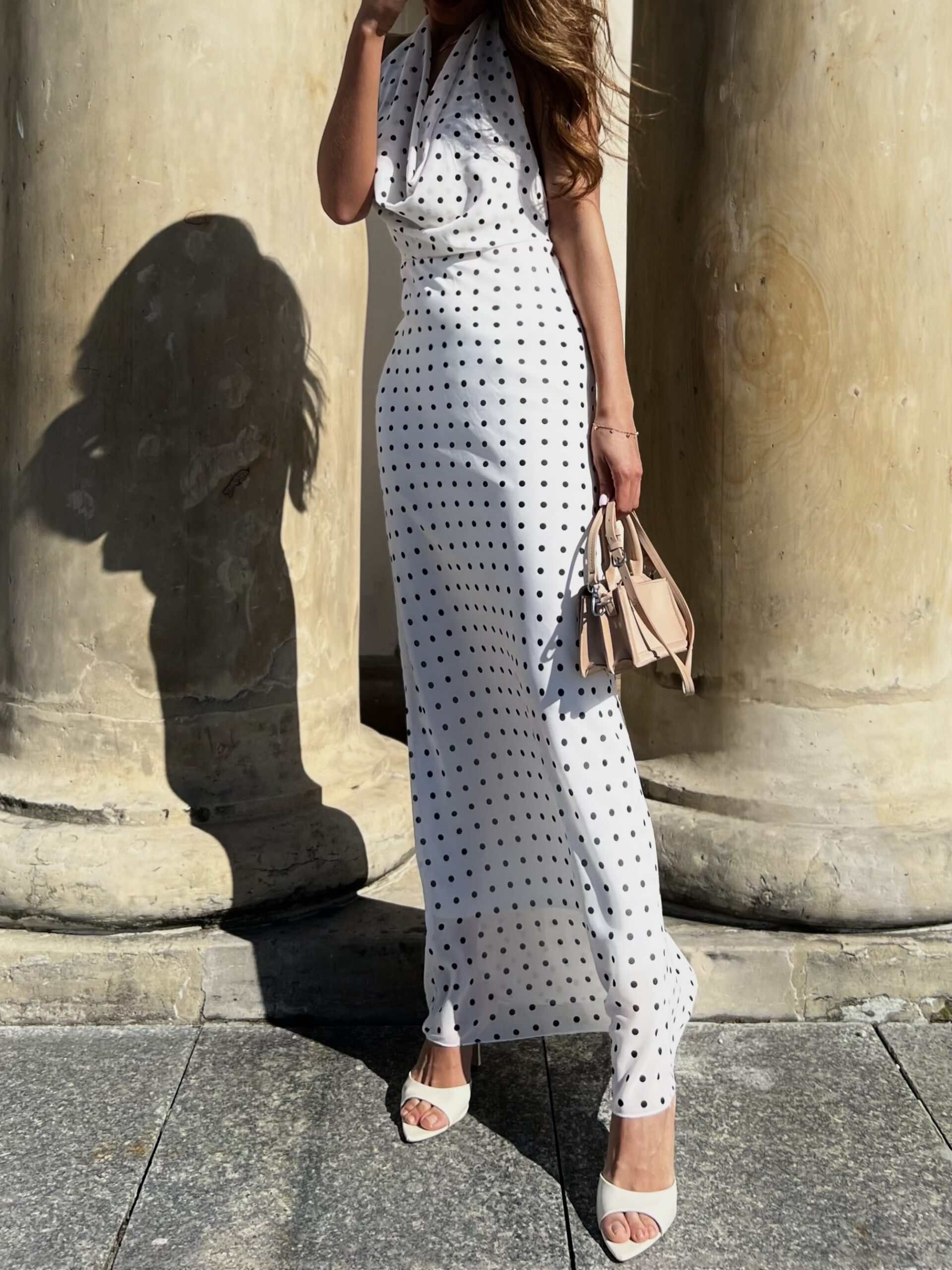 MONACO DRESS - maxi sukienka w kropki - obrazek 3