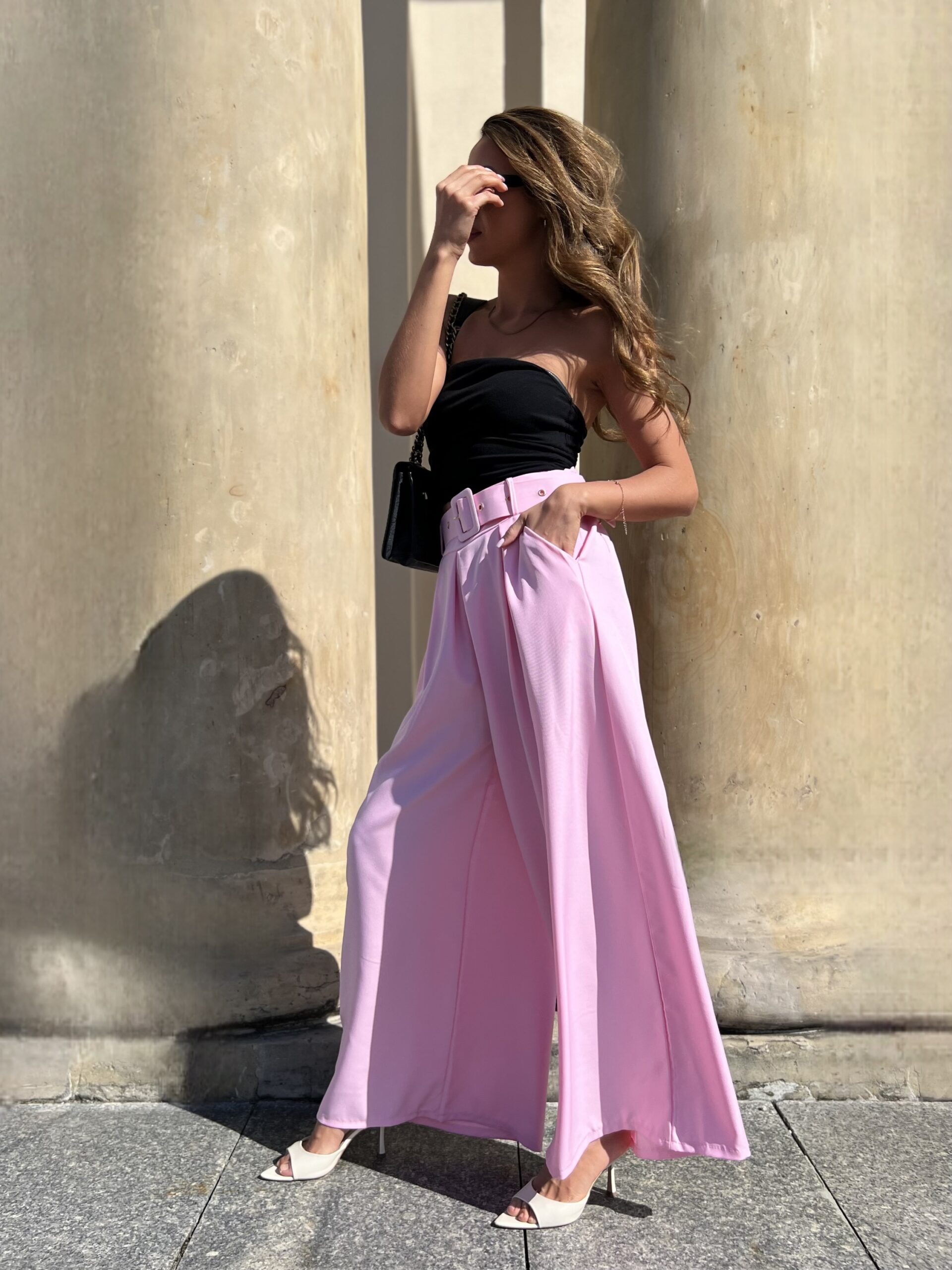 BARBIE PANTS - różowe spodnie - obrazek 4